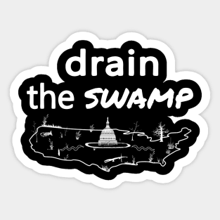 Drain The Swamp Sticker